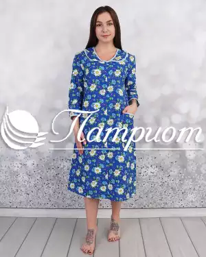 Платье женское фланель мысом